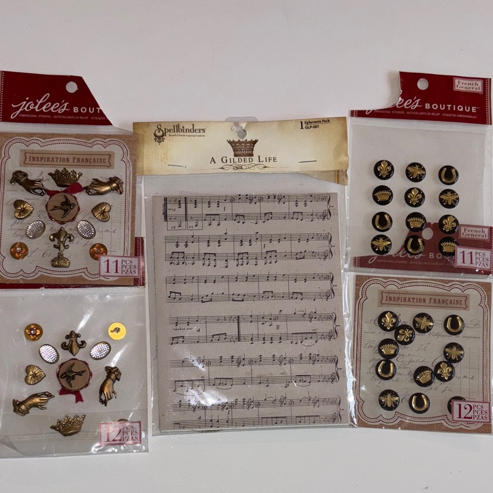 JOLEE’S Boutique Metal Scene NWT JOLEE’S Vintage 1800s vibe ephemera NWT Y2K - Picture 2 of 14